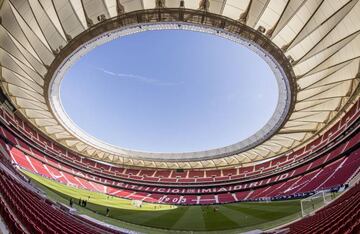 16/02/18 ENTRENAMIENTO ATLETICO DE MADRID WANDA METROPOLITANO PANORAMICA ESTADIO VACIO