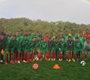 Bolivia ya se entrenó en Brasil