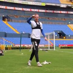 ¡Señor golazo! Así se las gasta Miguel Ortega en las prácticas de Tigres