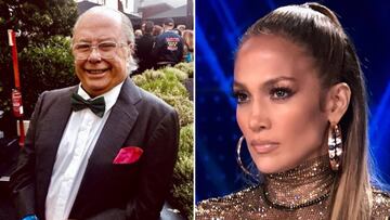 Imágenes del humorista Arévalo y de la cantante Jennifer Lopez