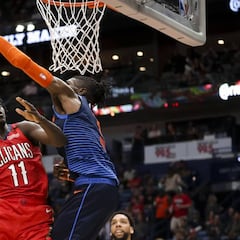 Los Pelicans pueden con los Thunder a pesar de la lesión de Davis