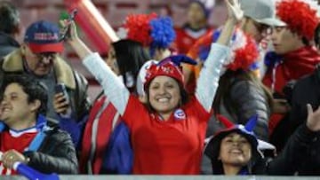 Los hinchas de la Roja podrán llegar desde temprano al Estadio Nacional.