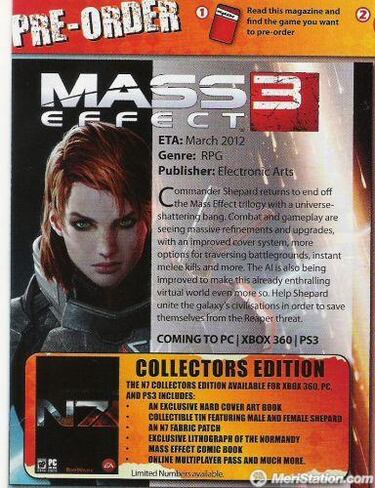 Mass Effect 3 podría tener modo multijugador