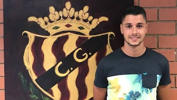 Bernabé Barragán, portero del Nástic.
