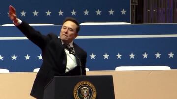 Elon Musk mimics Nazi salute during Trump’s inauguration