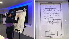 Pochettino's goodbye to Spurs player etched on blackboard