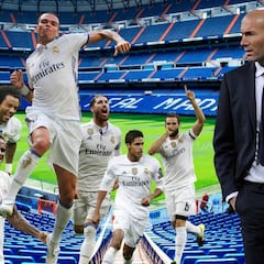 Zidane dice adiós a Pepe, el defensa con mejores números