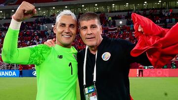 Keylor Navas y Conejo.