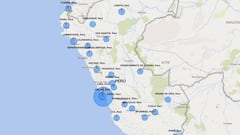 Mapa de casos por coronavirus por departamento en Perú: hoy, 17 de abril