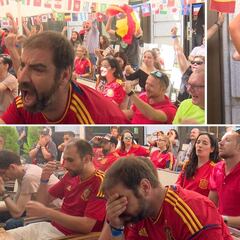 De la fiesta al funeral: el KO de España hundió a la afición