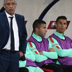 Fernando Santos da la razón por la que Cristiano no fue titular