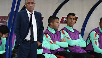 Fernando Santos da la razón por la que Cristiano no fue titular