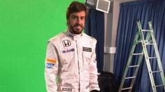 Alonso, vestido de McLaren y con pocos patrocinadores