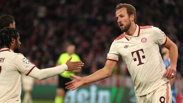El Bayern de Múnich celebra su gol ante el Slovan Bratislava.