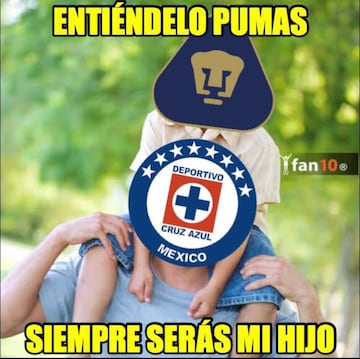 Los memes no perdonan a Pumas traes caer con Cruz Azul