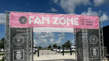 Fan Zone en la presentación de Lionel Messi