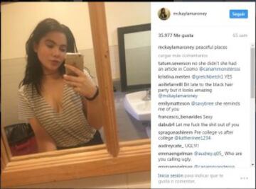 McKayla Maroney, de la gimnasia a encender las redes