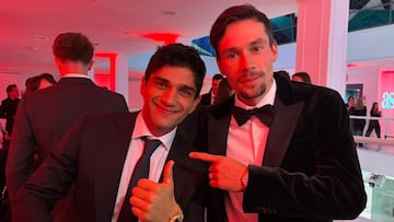 Jorge Martín junto a Primoz Roglic en la Gala de AS 2024.