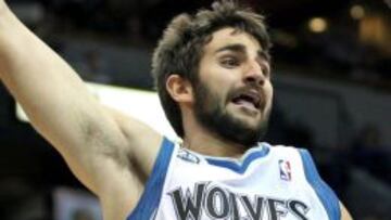 Ricky Rubio tuvo mala suerte esta pasada madrugada.