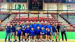 El Rebi Cuenca en el debut de la pretemporada en Torrelavega.