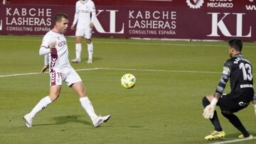 Alfredo Ortuño durante un partido