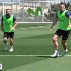 Real Madrid's Bale and Carvajal back in full training ahead of Champions League final