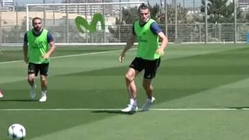 Carvajal y Bale completan la sesión junto a sus compañeros