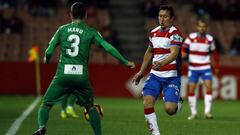 Nico Aguirre, del Granada, en un partido ante el Elche.