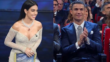 Georgina y Cristiano, protagonistas en el festival de Sanremo
