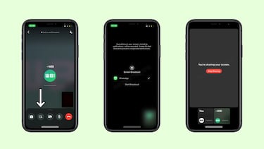 WhatsApp empieza a permitir compartir pantalla en una videollamada. ¿Cómo funciona?