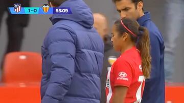 Secuencia de la lesión de Leicy Santos antes de Selección