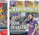 Prensa catalana: "Barça sin alma, devorado y en descomposición"