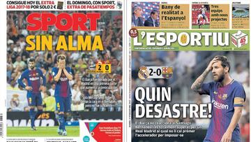 Prensa catalana: "Barça sin alma, devorado y en descomposición"