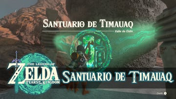 the legend of zelda tears of the kingdom nintendo switch guia santuario timauaq