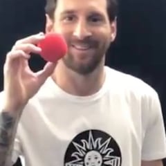 Messi celebra que tendrá su propio espectáculo en el Cirque du Soleil