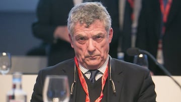 Angel Maria Villar, presidente de la Federacion Espanola de Fútbol.