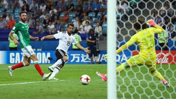 Alemania golea a México y jugará la final ante Chile