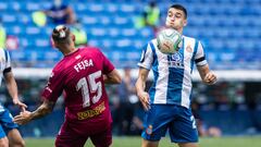 Marc Roca of Espanyol during the spanish league, LaLiga, football match played between RCD Espanyol and Deportivo Alaves at Cornella El Prat Stadium in the restart of the Primera Division tournament after to the coronavirus COVID19 pandemic on June 13, 20