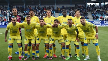 Once inicial de Las Palmas. 