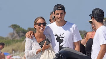 Alice Campello y Álvaro Morata.