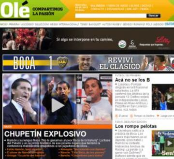 Portadas de la prensa extranjera