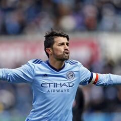 Villa vuelve enchufado a la MLS: doblete ante el DC United