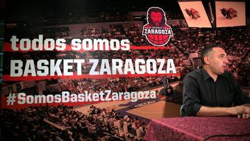 El nuevo entrenador del Tecnyconta Zaragoza, José Ramón Cuspinera, ha sido presentado hoy como nuevo responsable técnico del equipo.