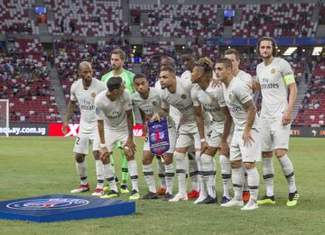 Once inicial del PSG.