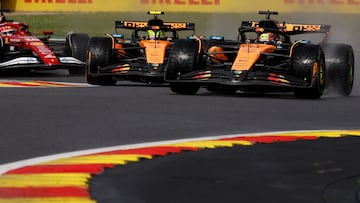 Oscar Piastri (McLaren MCL39). Spa-Francorchamps, Bélgica. F1 2025.