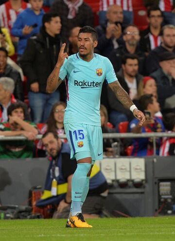 Paulinho scores the second goal of the night.