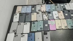 Se guarda 42 teléfonos móviles en su silla de ruedas y termina detenido en aduanas por la Policía