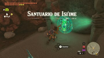 the legend of zelda tears of the kingdom nintendo switch guia santuario isi'ime