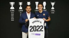 El Valencia renueva a Rodrigo Moreno hasta el año 2022