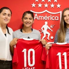 Nicole Regnier y Catalina Usme firman con el América de Cali